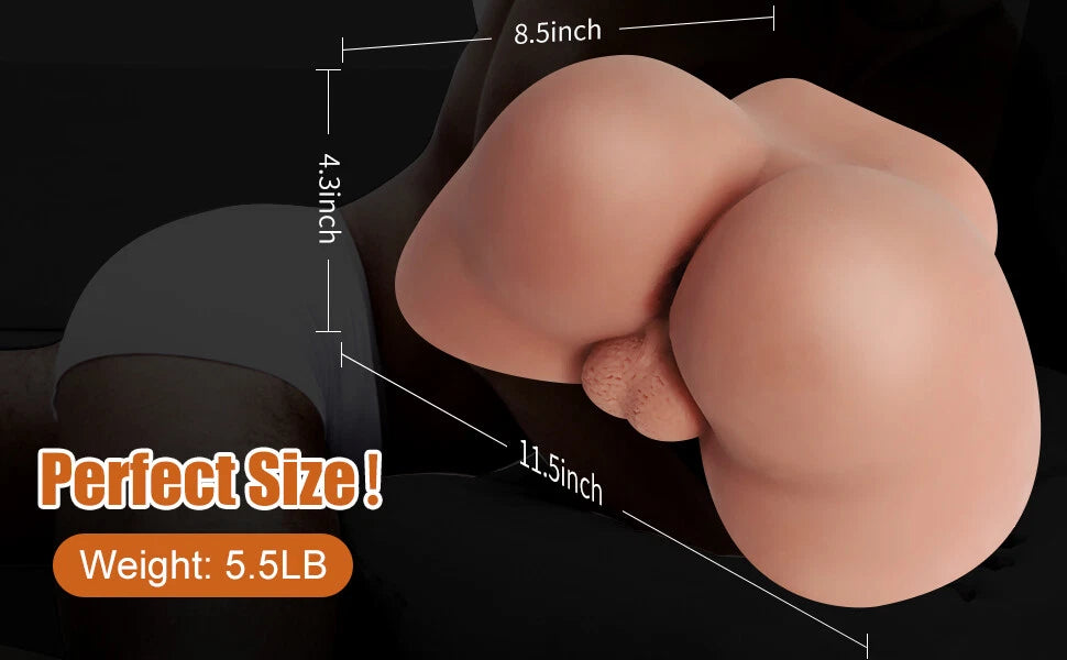 Love 3D Doll Masturbator Realistic Male Ass with Balls Anal Sex Toy for Gay Men