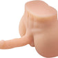 Realistic 3D Male Sex Dolls with Lifelike Flexible Dildo, Man Lower Shaped Torso Sex Toy for Women Soft Female Masturbator with Large Cock and Tight Anal Sex Stroker…